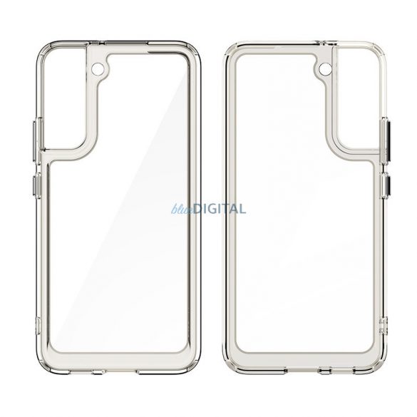 Husă Outer Space pentru Samsung Galaxy S23+ cu un cadru transparent flexibil