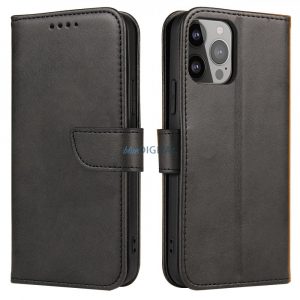 Husa Magnet Case pentru husa Realme 10 Pro cu suport pentru portofel, negru