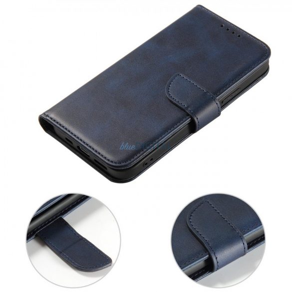 Husă magnetică pentru Samsung Galaxy S23 Ultra Husă cu Flip Wallet Stand Albastru