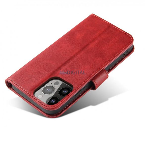 Husă magnetică pentru Samsung Galaxy S23 Ultra flip Husă wallet stand roșu