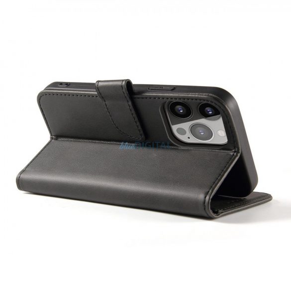 Husa Magnet Case pentru Vivo X80 Pro suport portofel cu capac rabatabil negru