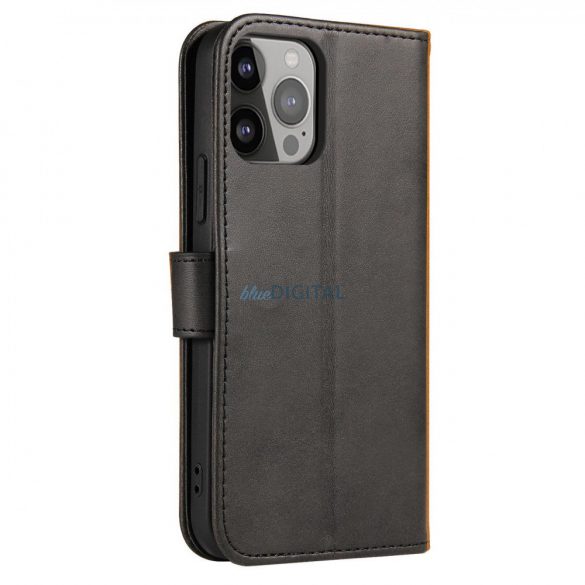 Husa Magnet Case pentru Vivo X80 Pro suport portofel cu capac rabatabil negru