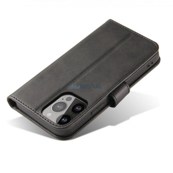 Husa Magnet Case pentru Vivo X80 Pro suport portofel cu capac rabatabil negru