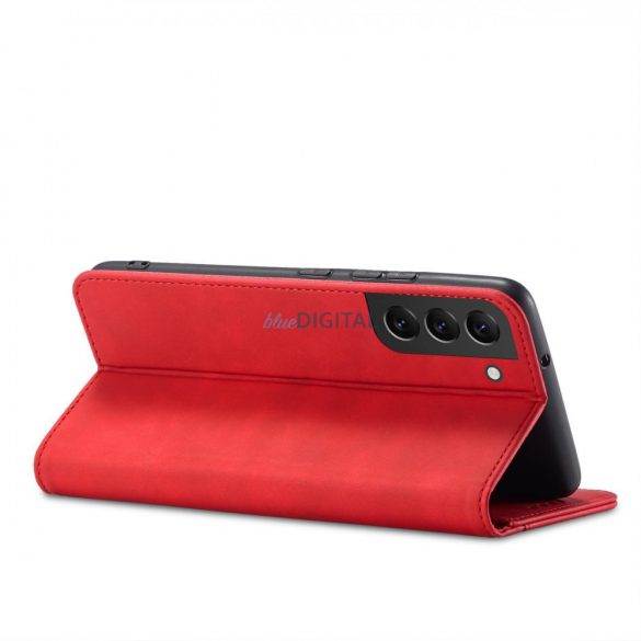 Husă Magnet Fancy pentru Samsung Galaxy S23+ flip Husă wallet stand roșu