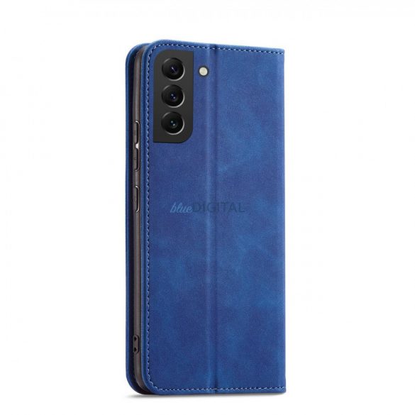 Husă Magnet Fancy pentru Samsung Galaxy S23 Ultra Husă cu Flip Wallet Stand Albastru