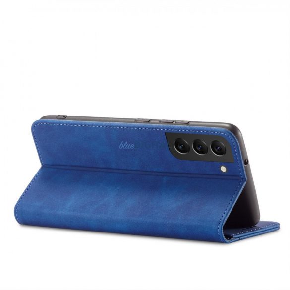 Husă Magnet Fancy pentru Samsung Galaxy S23 Ultra Husă cu Flip Wallet Stand Albastru