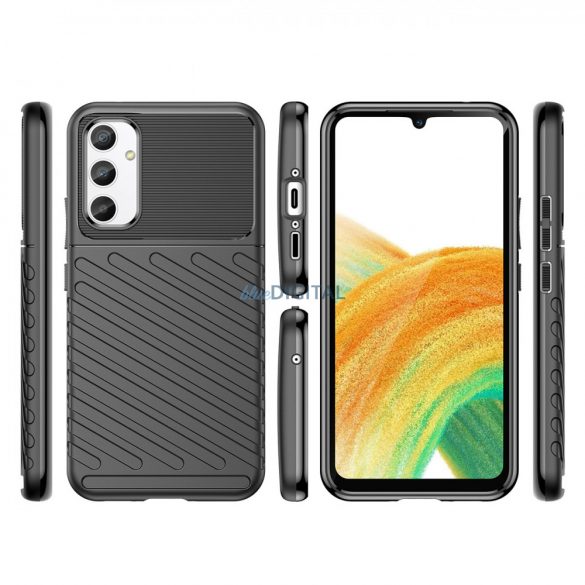 Husa Thunder Case pentru Samsung Galaxy A34 5G husa silicon neagra