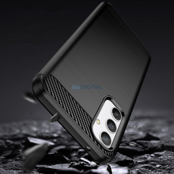 Husa Carbon Case pentru Realme 10 Pro husa silicon flexibila carbon neagra