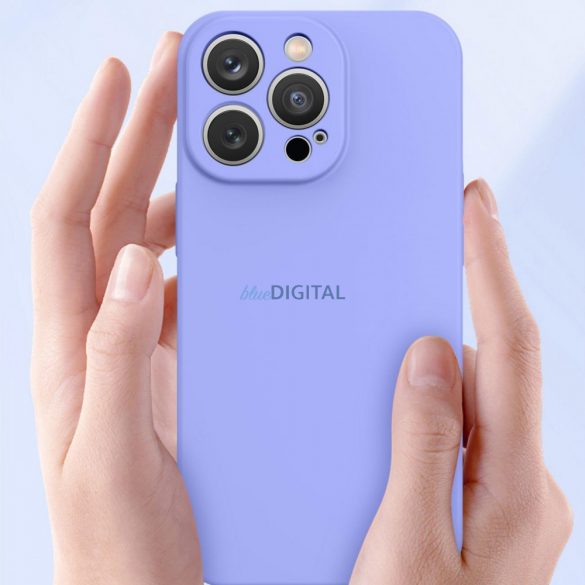 Husă din silicon pentru Samsung Galaxy A14 5G / Galaxy A14 silicon husă violet