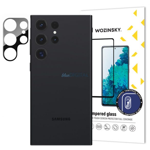 Wozinsky Full Camera sticlă Folie securizată pentru Samsung Galaxy S23 Ultra pentru camera 9H