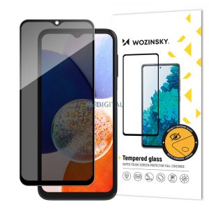 Wozinsky Privacy sticlă Folie securizată Samsung Galaxy A14 5G / Galaxy A14 cu filtru de confidențialitate anti-spion