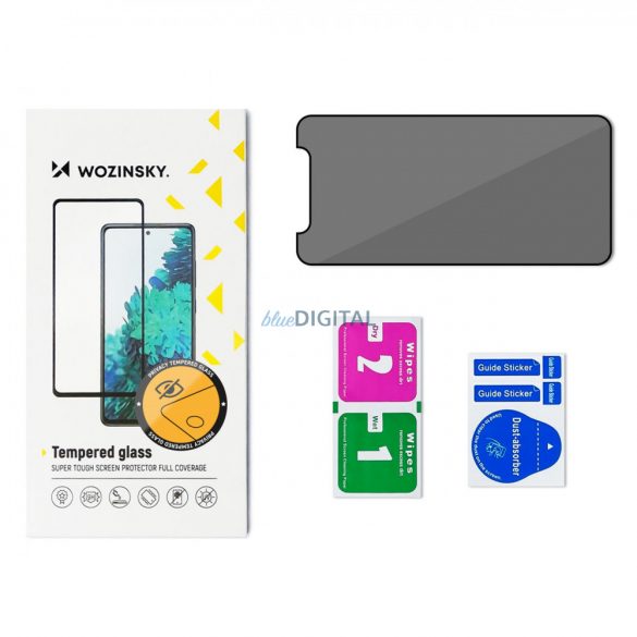 Wozinsky Privacy sticlă Folie securizată Samsung Galaxy A14 5G / Galaxy A14 cu filtru de confidențialitate anti-spion