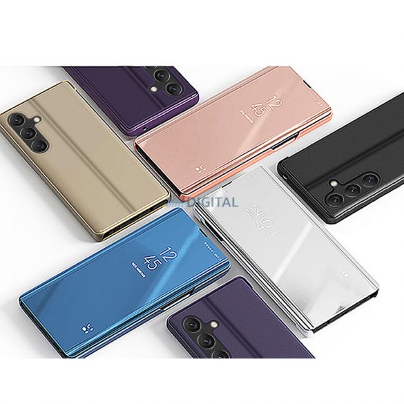 Clear View Husă pentru Samsung Galaxy A54 5G albastru flip Husă