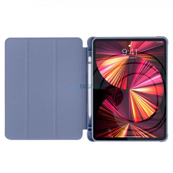 Husă Stand Tablet pentru iPad 10.9'' 2022 (gen. 10) husă rabatabilă husă inteligentă albastră