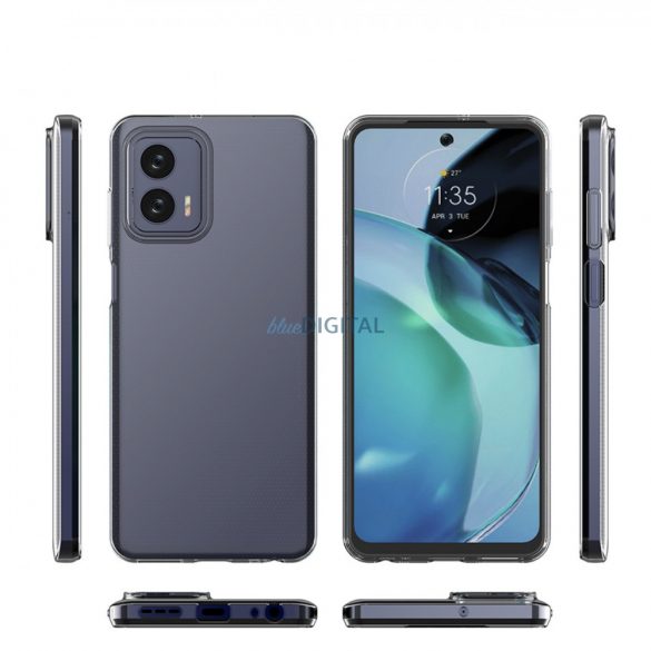 Husa Ultra Clear de 0,5 mm pentru Motorola Moto G73 5G husa subtire transparenta