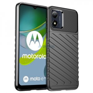 Thunder Husă  pentru Motorola Moto E13 silicon blindată  negru