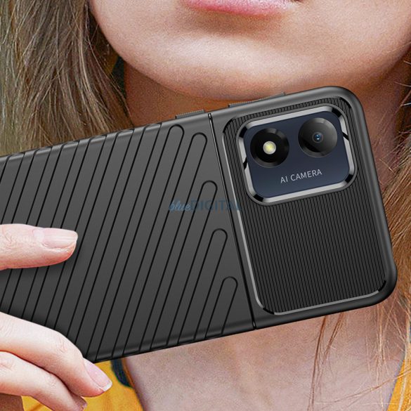 Thunder Husă  pentru Motorola Moto E13 silicon blindată  negru