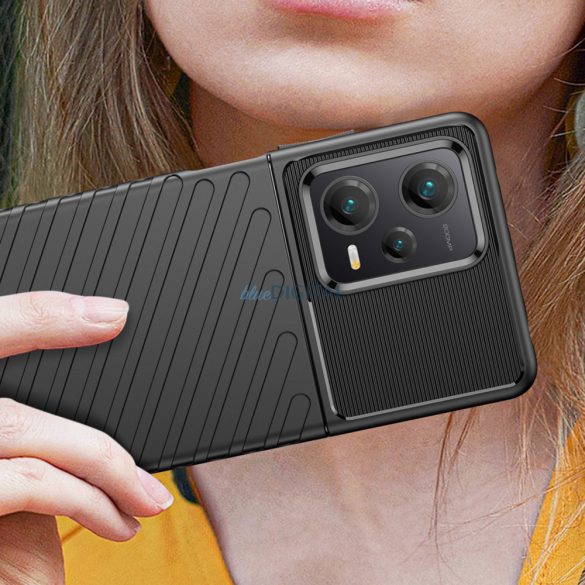 Husa Thunder Case pentru husa blindata din silicon pentru Xiaomi Redmi Note 12 Pro+ neagra