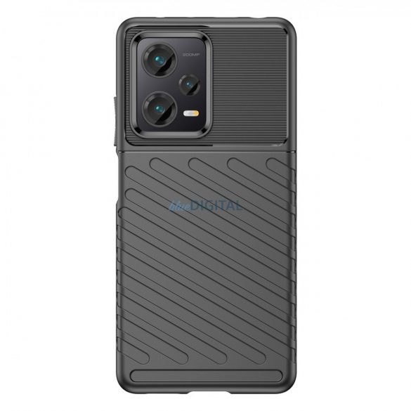 Husa Thunder Case pentru husa blindata din silicon pentru Xiaomi Redmi Note 12 Pro+ neagra