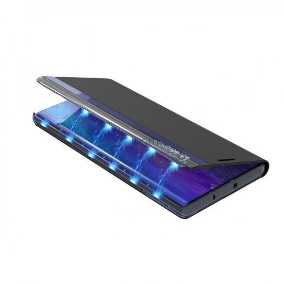 New Sleep Husă pentru Samsung Galaxy A24 4G Husă cu flip stand negru