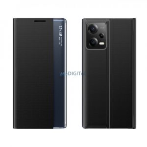 Noua husă Sleep Husă Husă pentru Xiaomi Redmi Note 12 5G / Poco X5 5G Husă cu Flip Stand negru