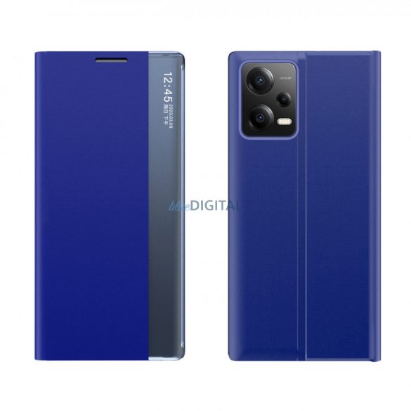 Noua husă Sleep Husă Husă pentru Xiaomi Redmi Note 12 5G / Poco X5 5G Husă cu Flip Stand Albastru