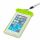 Husa telefon PVC impermeabila cu snur - verde