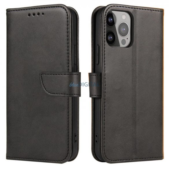 Husa Magnet Case pentru Realme GT Neo 5 / Realme GT3 suport portofel cu capac clapeta neagra