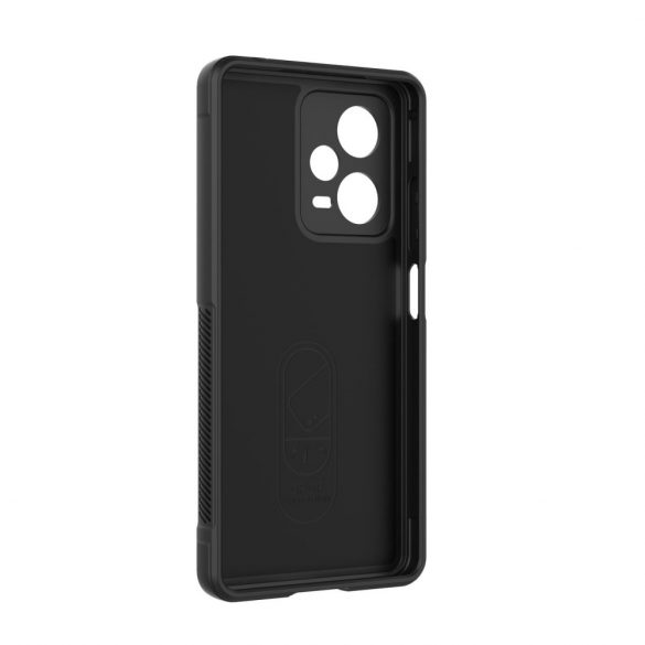 Magic Shield husă pentru Xiaomi Redmi Note 12 Pro + Husă blindat flexibil negru