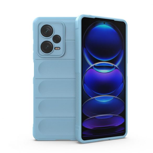 Magic Shield husă pentru Xiaomi Redmi Note 12 Pro + flexibil blindat Husă albastru deschis