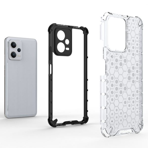 Honeycomb husă pentru Xiaomi Redmi Note 12 5G / Poco X5 5G husă hibrid blindat albastru