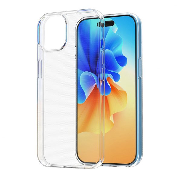 Husă pentru iPhone 15 din seria Ultra Clear în culoare transparentă