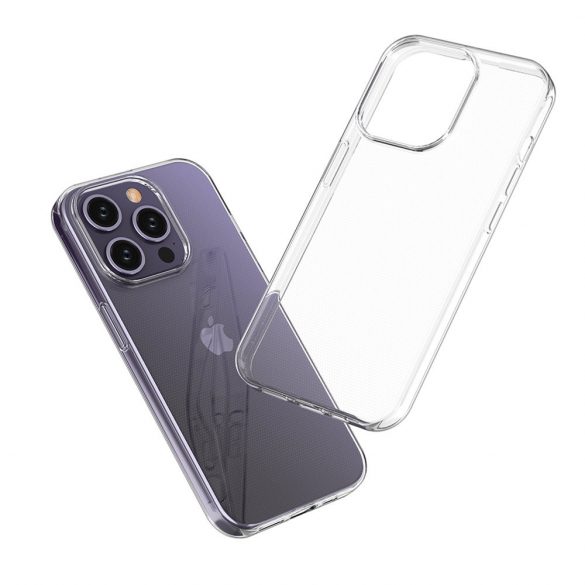 Husă pentru iPhone 15 Pro din seria Ultra Clear în culoare transparentă