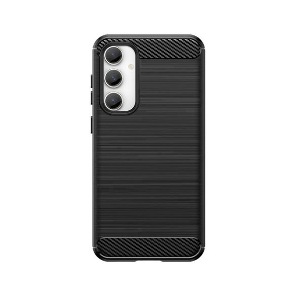 Husa flexibila cu model de carbon pentru Husa Samsung Galaxy S23 FE Carbon - neagra