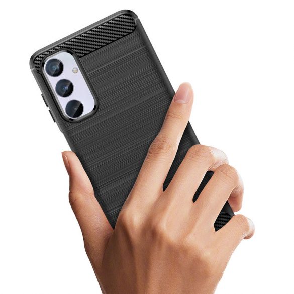 Husă flexibilă cu model de carbon pentru Carcasa Samsung Galaxy M54 Carbon - neagră