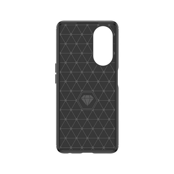 Carcasa flexibila cu model de carbon pentru Carcasa Oppo A98 5G Carbon - neagra