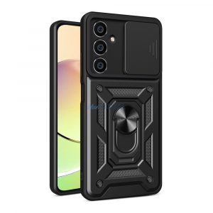 Husă Hybrid Armor Camshield pentru Samsung S23 FE cu Husă pentru cameră - negru