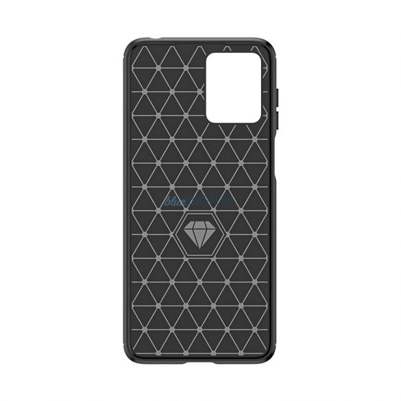 Husă din silicon Carbon Husă pentru Motorola G14 - negru