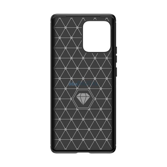 Husă din silicon Carbon Husă pentru Motorola Edge 40 Pro - negru