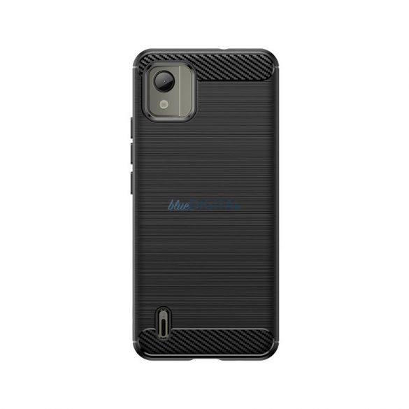 Husa din silicon Carbon Case pentru Nokia C110 - neagra