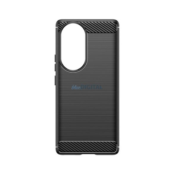 Husă din silicon Carbon Husă pentru Honor 90 - negru