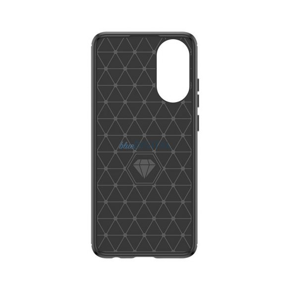 Husa din silicon Carbon Case pentru Oppo A78 4G - neagra