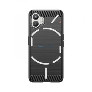 Husă din silicon Carbon Husă pentru Nothing Phone 2 - negru