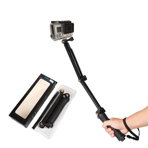 Statyw monopod 3 w 1 z uchwytem face selfie cu GoPro