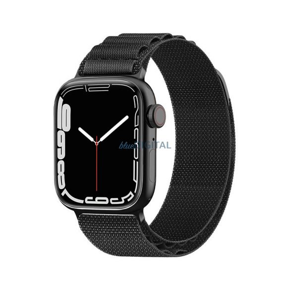 Curea cu cataramă din oțel alpin pentru Apple Watch 38/40/41 mm - neagră