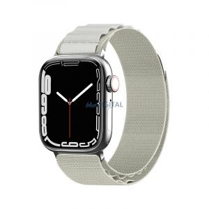 Curea alpină cu cataramă din oțel pentru Apple Watch 42/44/45/49 mm - argintiu