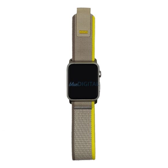 Curea Trail Velcro pentru Apple Watch 38/40/41 mm - gri închis