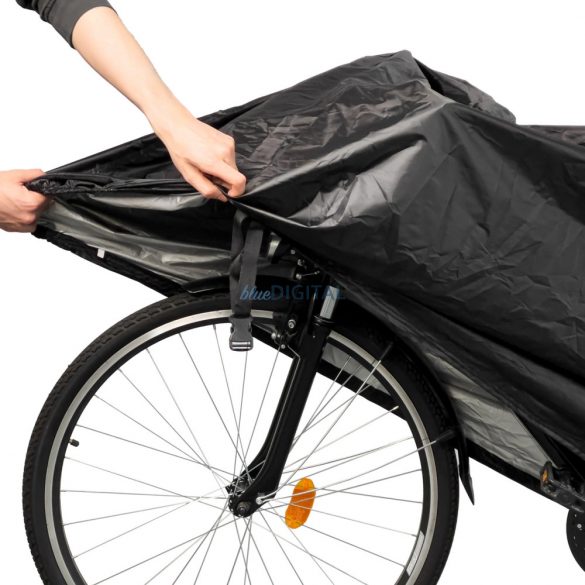 Husa impermeabila pentru bicicleta marimea XL - neagra