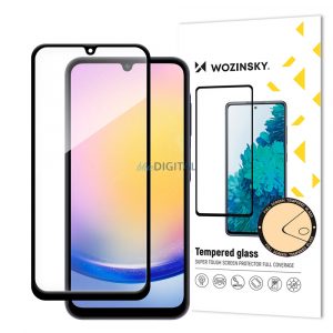 Sticla securizata Wozinsky Full Glue cu cadru negru pentru Samsung A25