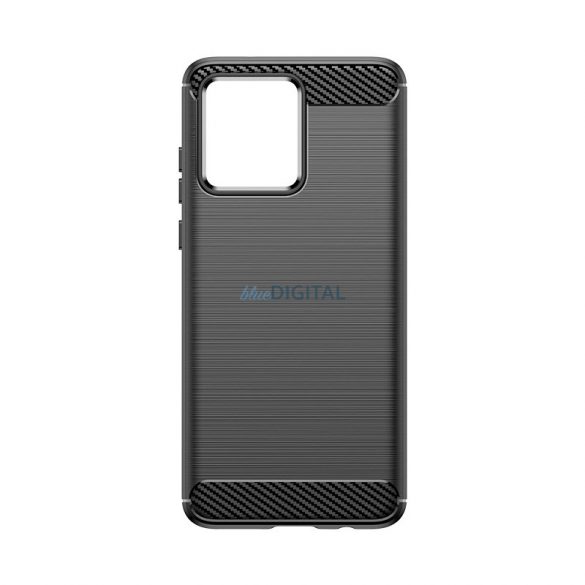 Husa Carbon pentru Motorola Moto G84 - neagra